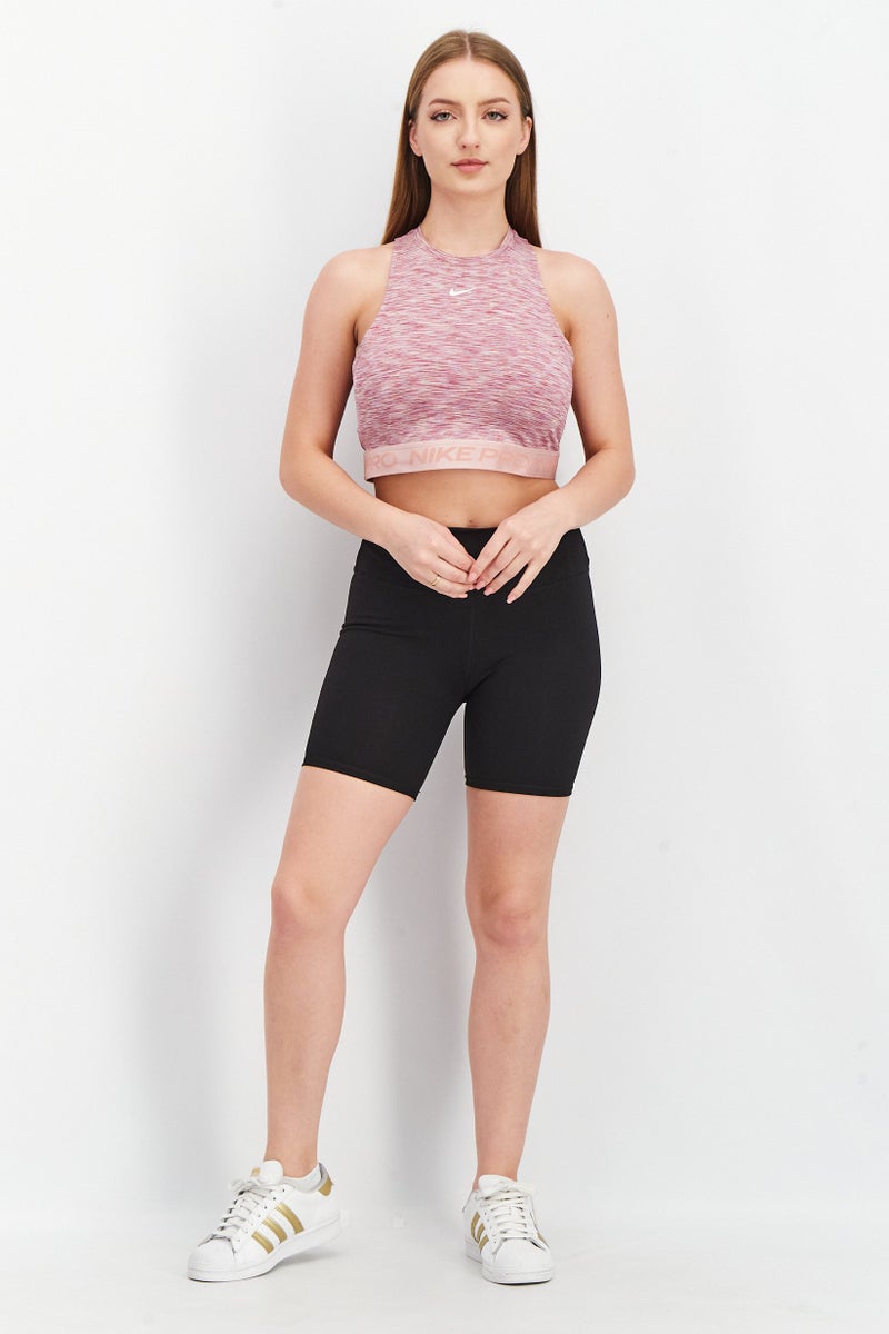 Nike توب تدريب قصير بدون أكمام للنساء بتصميم نحيف، مجموعة بورغندي - Image 4